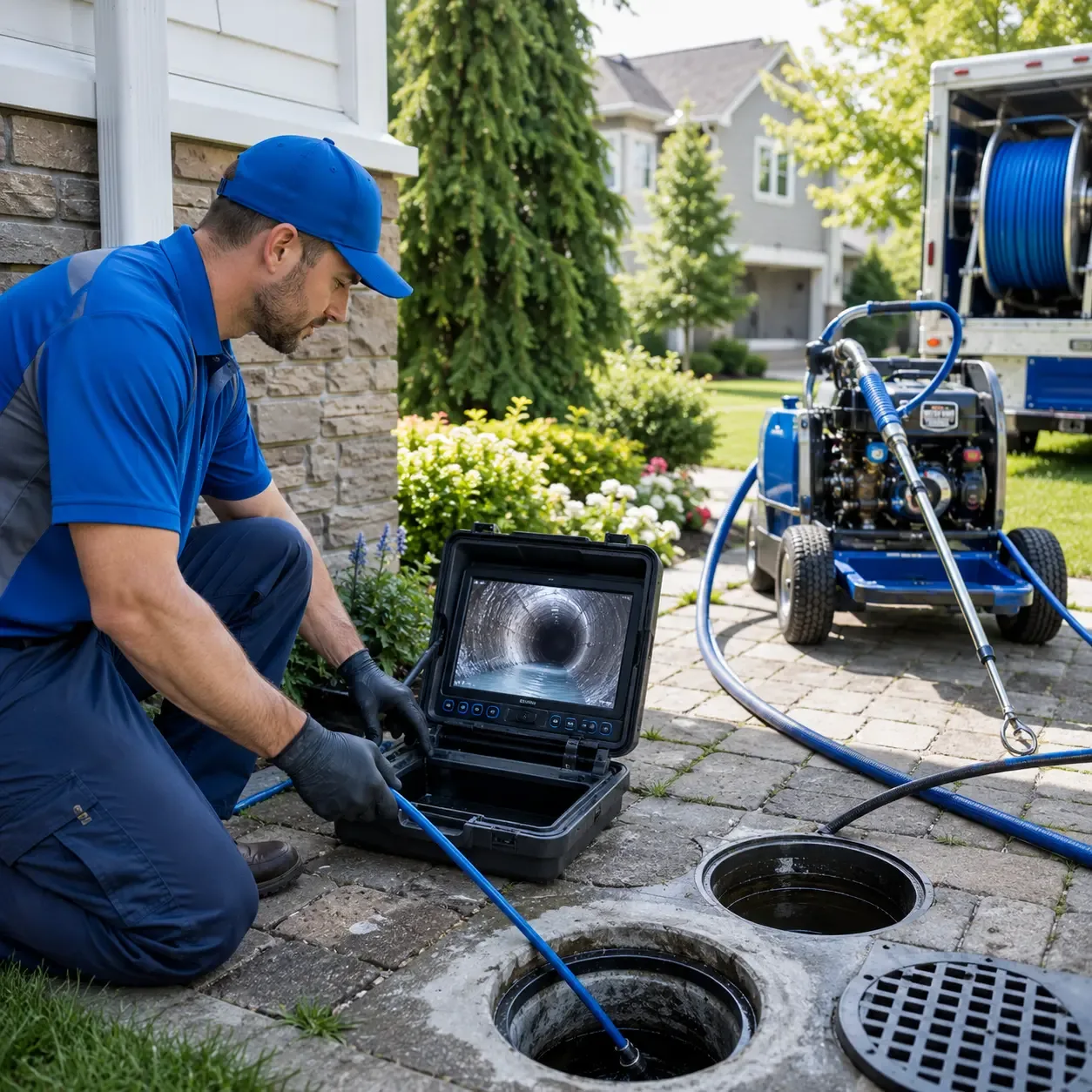 Outdoor drain cleaning professionals serving Richards, TX